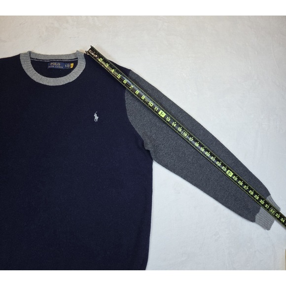 Polo Ralph Lauren Wool Alpaca Color-block Knit Crewneck Sweater Mens XL  Preppy - Picture 10 of 10